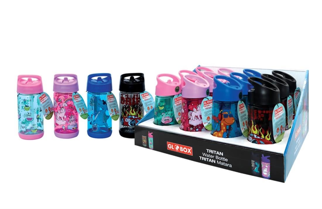 GLOBOX004.02.0195GLOBOX BASKILI TRİTAN MATARA 320 ML 3114GLOBOX BASKILI TRİTAN MATARA 320 ML 3114