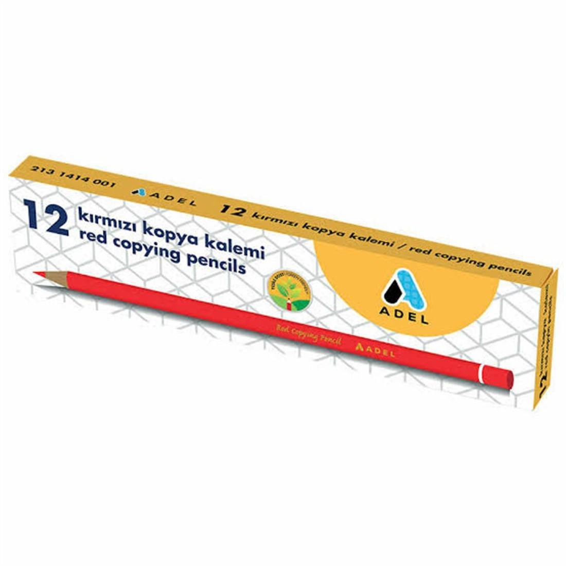 ADEL004.02.0127ADEL BASİC KIRMIZI KOPYA KALEMİADEL BASİC KIRMIZI KOPYA KALEMİ