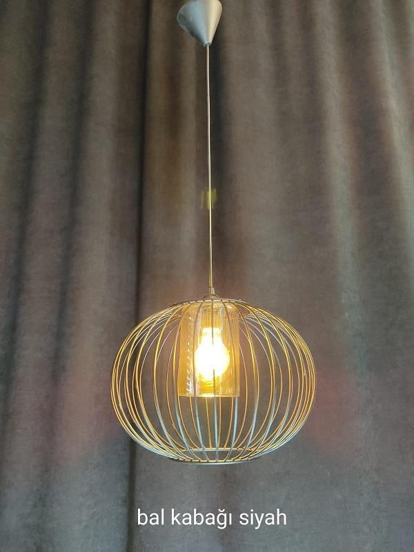 AVİZE & ARMATÜR & APLİKMUHTELİF007.01.0101BAL KABAĞI SİYAH SARKIT ARMATÜRBAL KABAĞI SİYAH SARKIT ARMATÜR