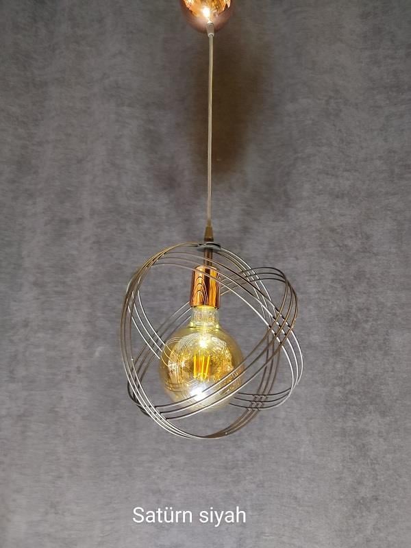 AVİZE & ARMATÜR & APLİKMUHTELİF007.01.0099SATÜRN SİYAH SARKIT ARMATÜRSATÜRN SİYAH SARKIT ARMATÜR