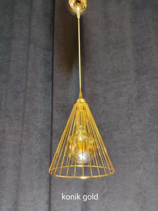 AVİZE & ARMATÜR & APLİKMUHTELİF007.01.0198KONİK GOLD SARKIT ARMATÜRKONİK GOLD SARKIT ARMATÜR