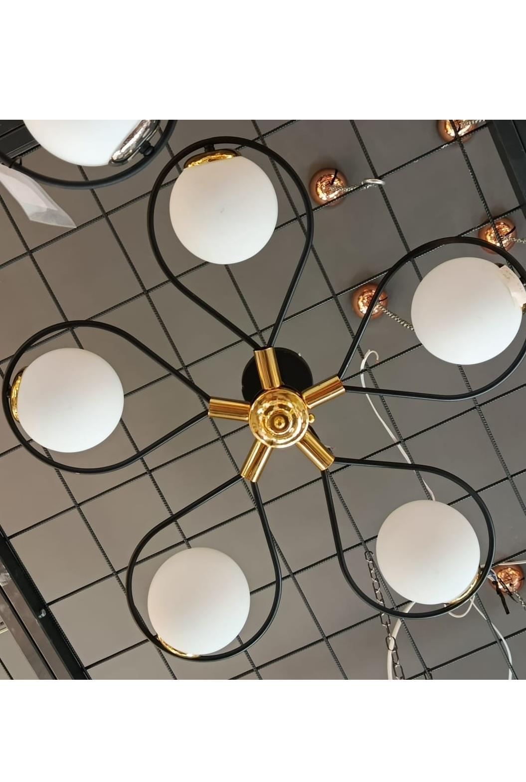 AVİZE & ARMATÜR & APLİKGÜNEY007.013.0204 cevat 5li gold cevat 5li gold