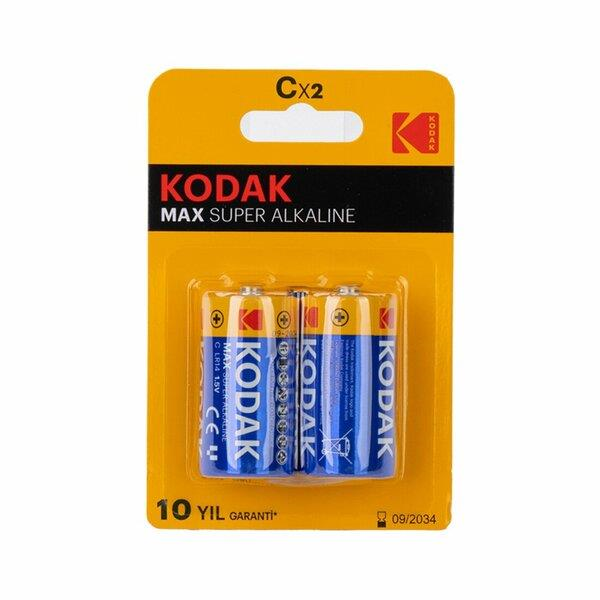 PİLLERKODAK007.02.0585KODAK PİL ORTA ALKALİN MAX SÜPER 2 Lİ CAT 30952836 ST1 2834KODAK PİL ORTA ALKALİN MAX SÜPER 2 Lİ CAT 30952836 ST1 2834
