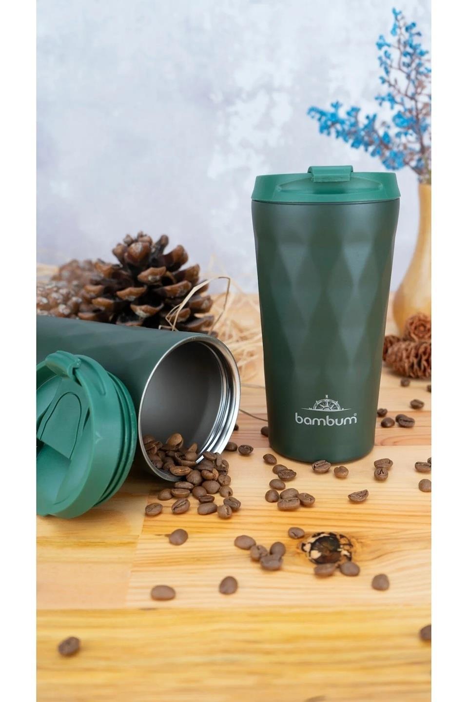 TERMOSLARBAMBUM009.01.0262BAMBUM NORTH BARDAK TERMOS YEŞİL 350 MLBAMBUM NORTH BARDAK TERMOS YEŞİL 350 ML