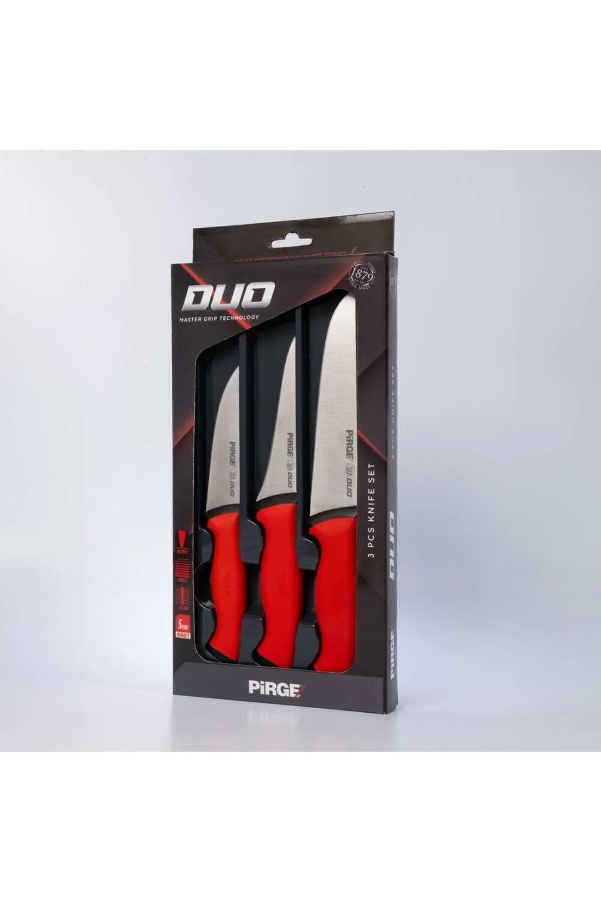 ÇATAL & KAŞIK & BIÇAKPİRGE009.01.0520PİRGE DUO PROFESYONEL KASAP BIÇAĞI KURBAN BIÇAK SETİ 3LÜ KIRMIZI 35135-02PİRGE DUO PROFESYONEL KASAP BIÇAĞI KURBAN BIÇAK SETİ 3LÜ KIRMIZI 35135-02