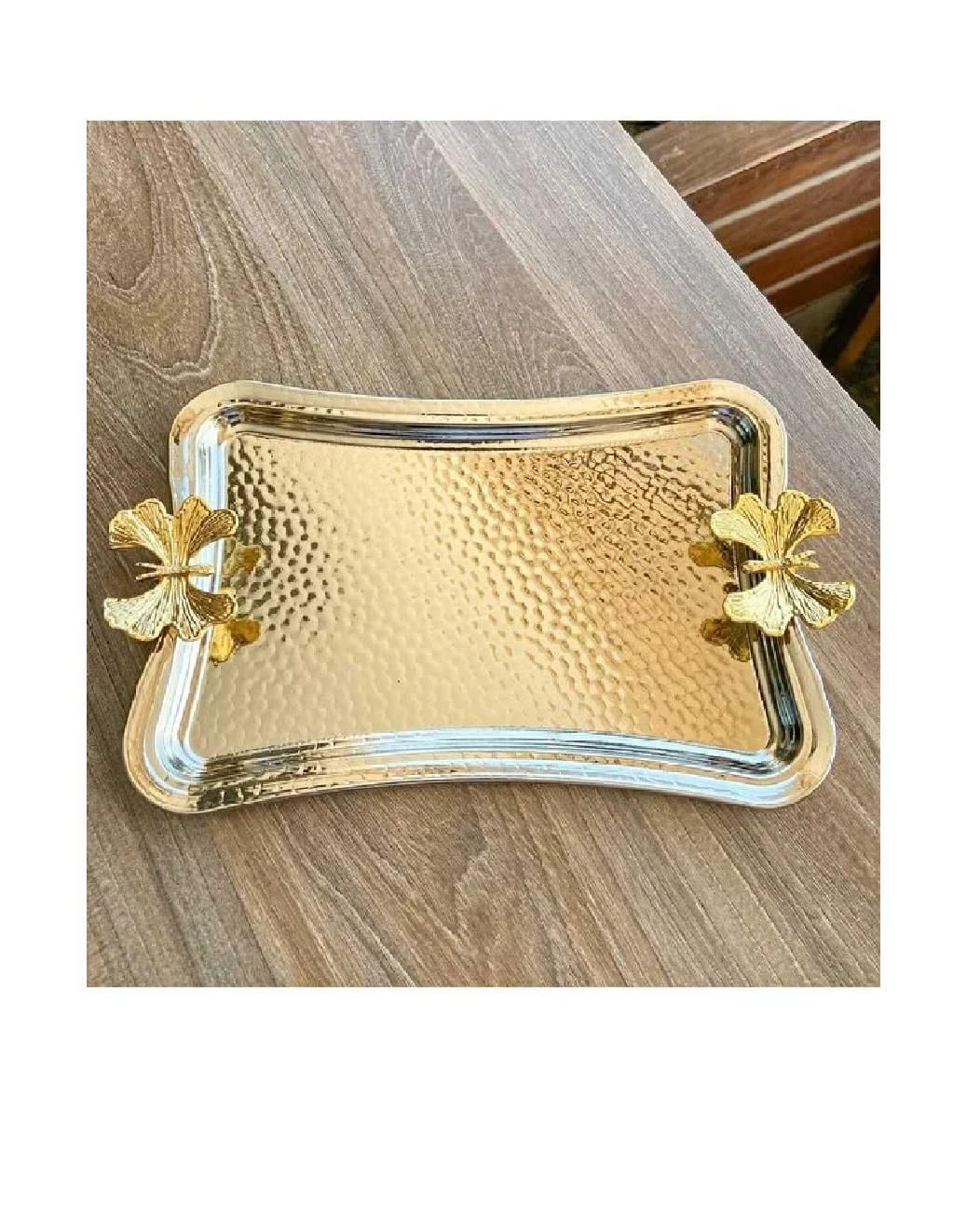 TEPSİLERCOOKER009.01.1603Cooker 3173 Dikdörtgen Metal Sunum Tepsisi - GoldCooker 3173 Dikdörtgen Metal Sunum Tepsisi - Gold