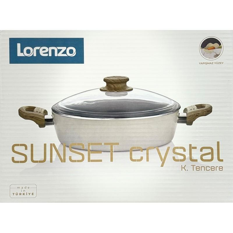 TAVA & TENCERELORENZO009.01.0781Lorenzo sunset cyrstal 24 cm k. tencereLorenzo sunset cyrstal 24 cm k. tencere