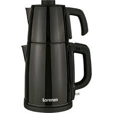 ÇAYDANLIK & CEZVELORENZO009.03.0261LORENZO TEAZEN ÇELİK ÇAY MAKİNESİ SİYAHLORENZO TEAZEN ÇELİK ÇAY MAKİNESİ SİYAH