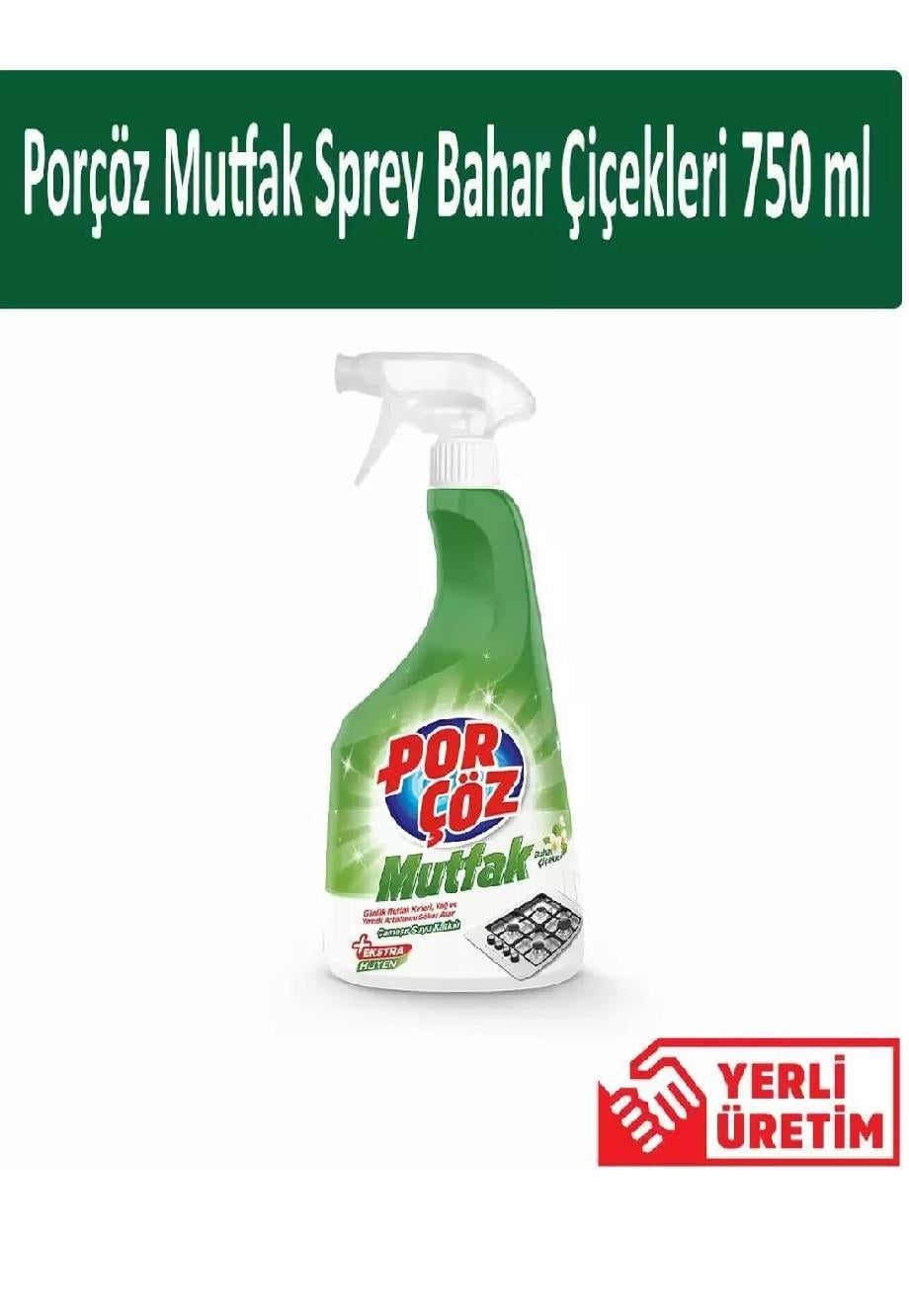 DETERJANLARPORÇÖZ009.06.0687PORÇÖZ MUTFAK SPREY BAHAR ÇİÇEKLERİ 750 MLPORÇÖZ MUTFAK SPREY BAHAR ÇİÇEKLERİ 750 ML