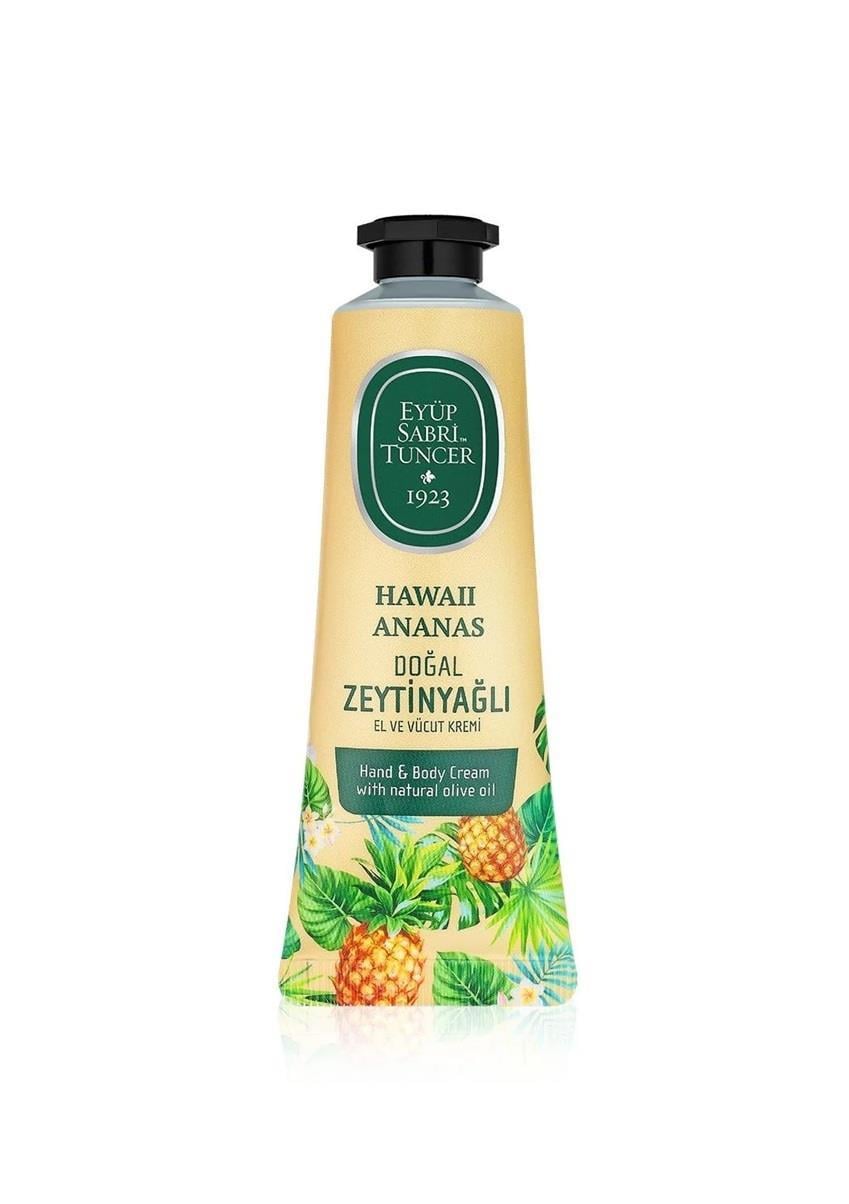 KİŞİSEL BAKIMEYÜP SABRİ TUNCER009.06.1093Eyüp Sabri Tuncer Zeytinyağlı El ve Vücut Kremi Hawaii Ananas 50 mlEyüp Sabri Tuncer Zeytinyağlı El ve Vücut Kremi Hawaii Ananas 50 ml