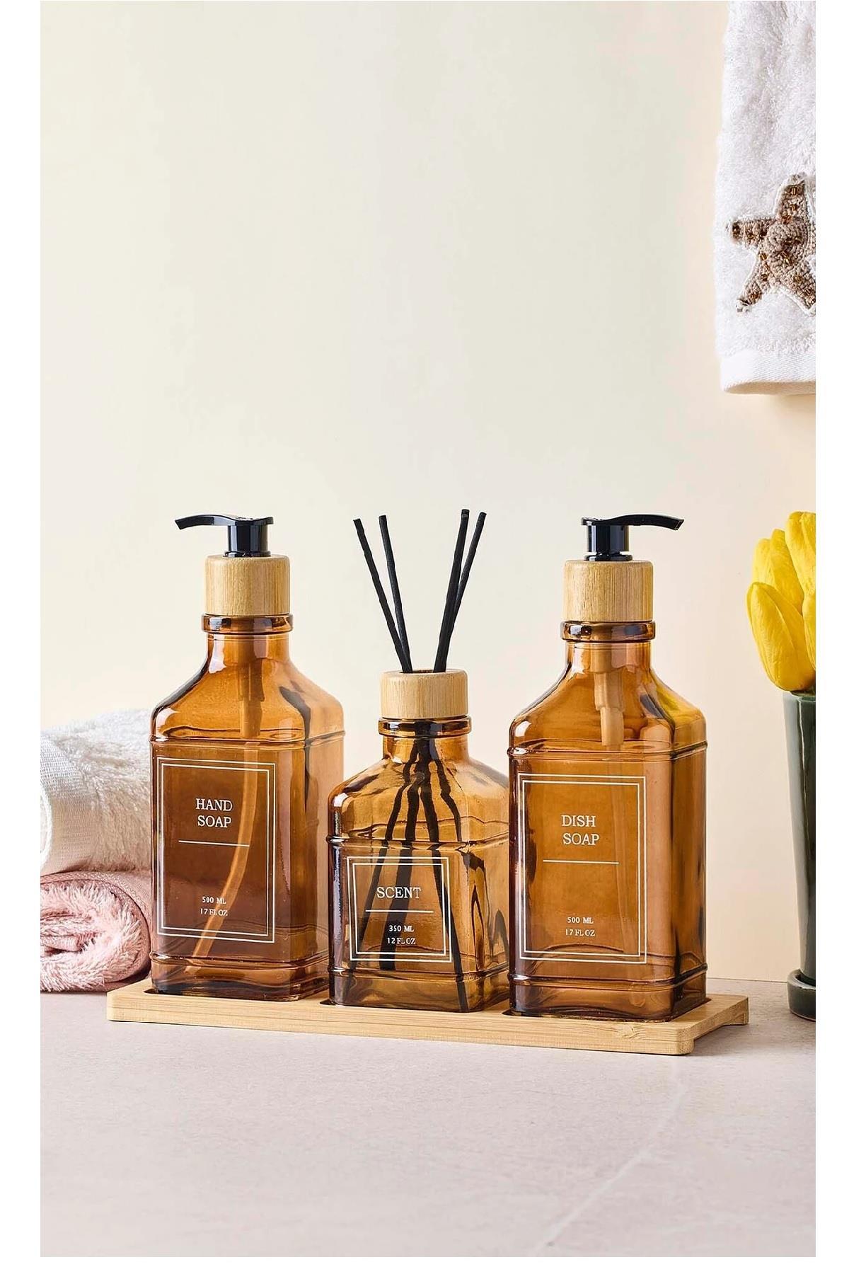 SABUNLUKLARPEROTTİ009.07.0346Perotti Sıvı Sabunluk Rogan Amber 3 Lü Set 18044 4852Perotti Sıvı Sabunluk Rogan Amber 3 Lü Set 18044 4852