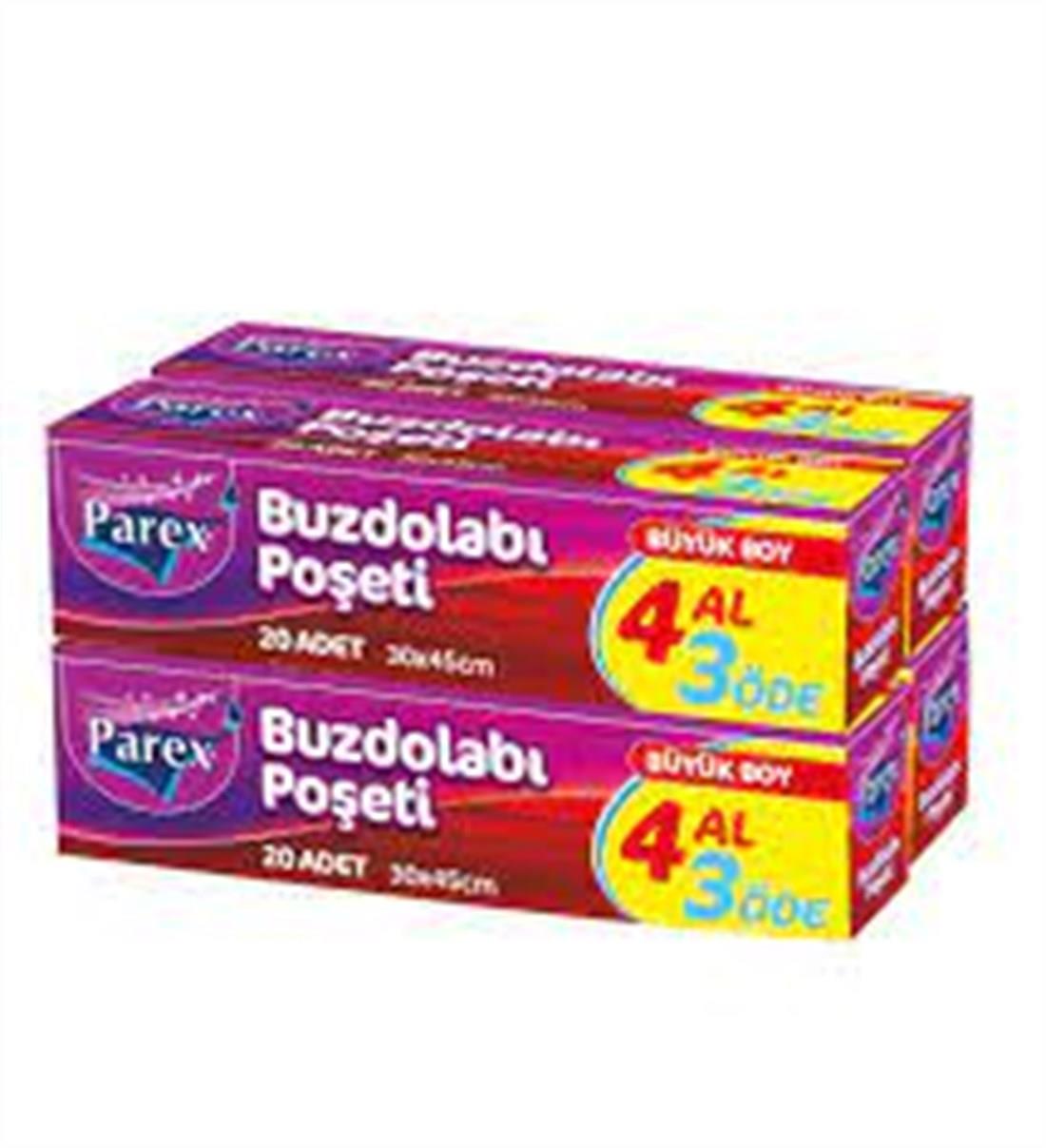 parex009.07.0020PAREX BUZDOLABI POŞETİ BÜYÜK BOY 4 AL 3 ÖDE-YENİPAREX BUZDOLABI POŞETİ BÜYÜK BOY 4 AL 3 ÖDE-YENİ