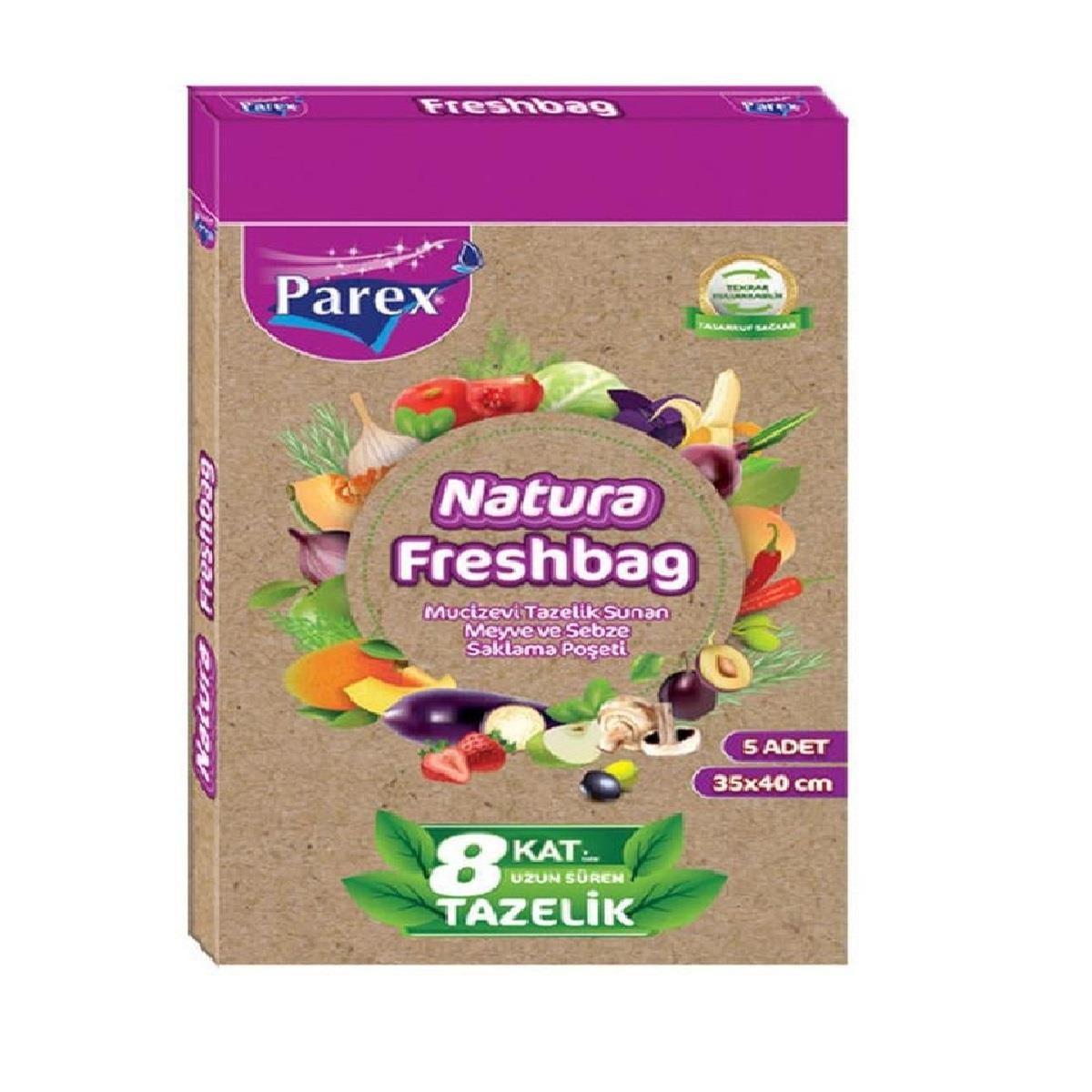 POŞETLERparex009.07.0192PAREX NATURA FRESHBAG TAZELİĞİ KORUYAN POŞETPAREX NATURA FRESHBAG TAZELİĞİ KORUYAN POŞET