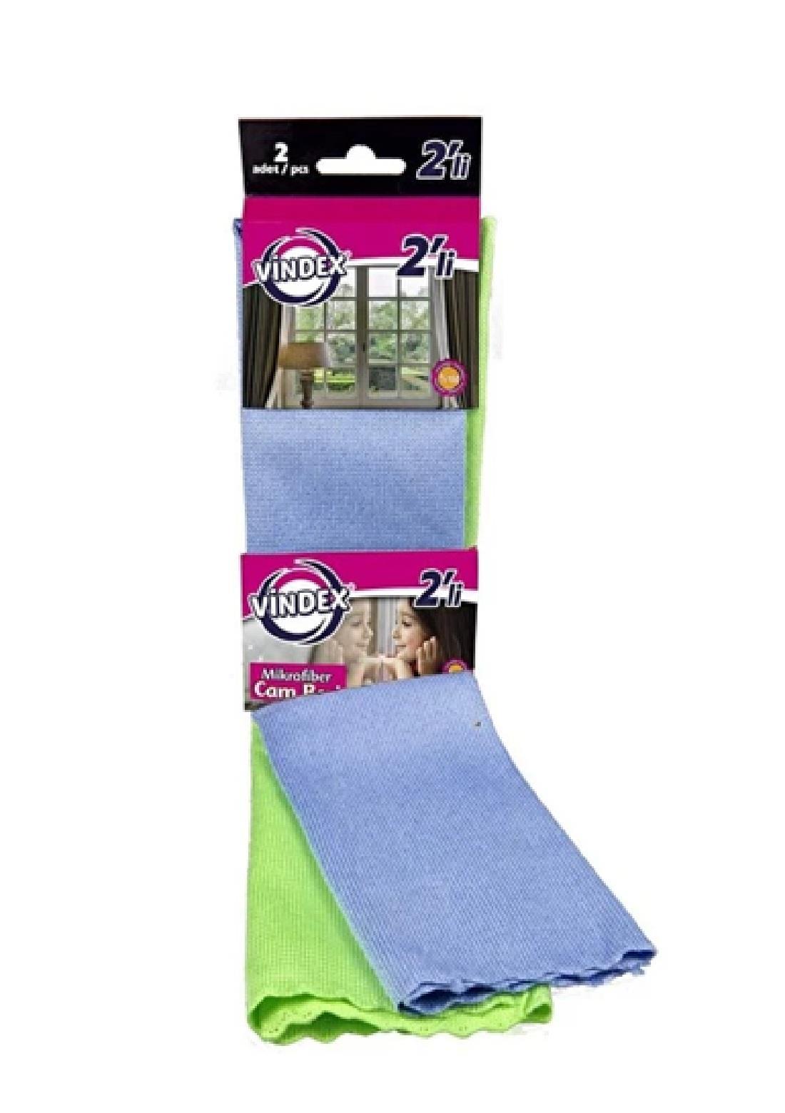 TEMİZLİK BEZLERİVİNDEX009.34.0020Vindex Mikrofiber Cam Bezi 2li 1010311Vindex Mikrofiber Cam Bezi 2li 1010311