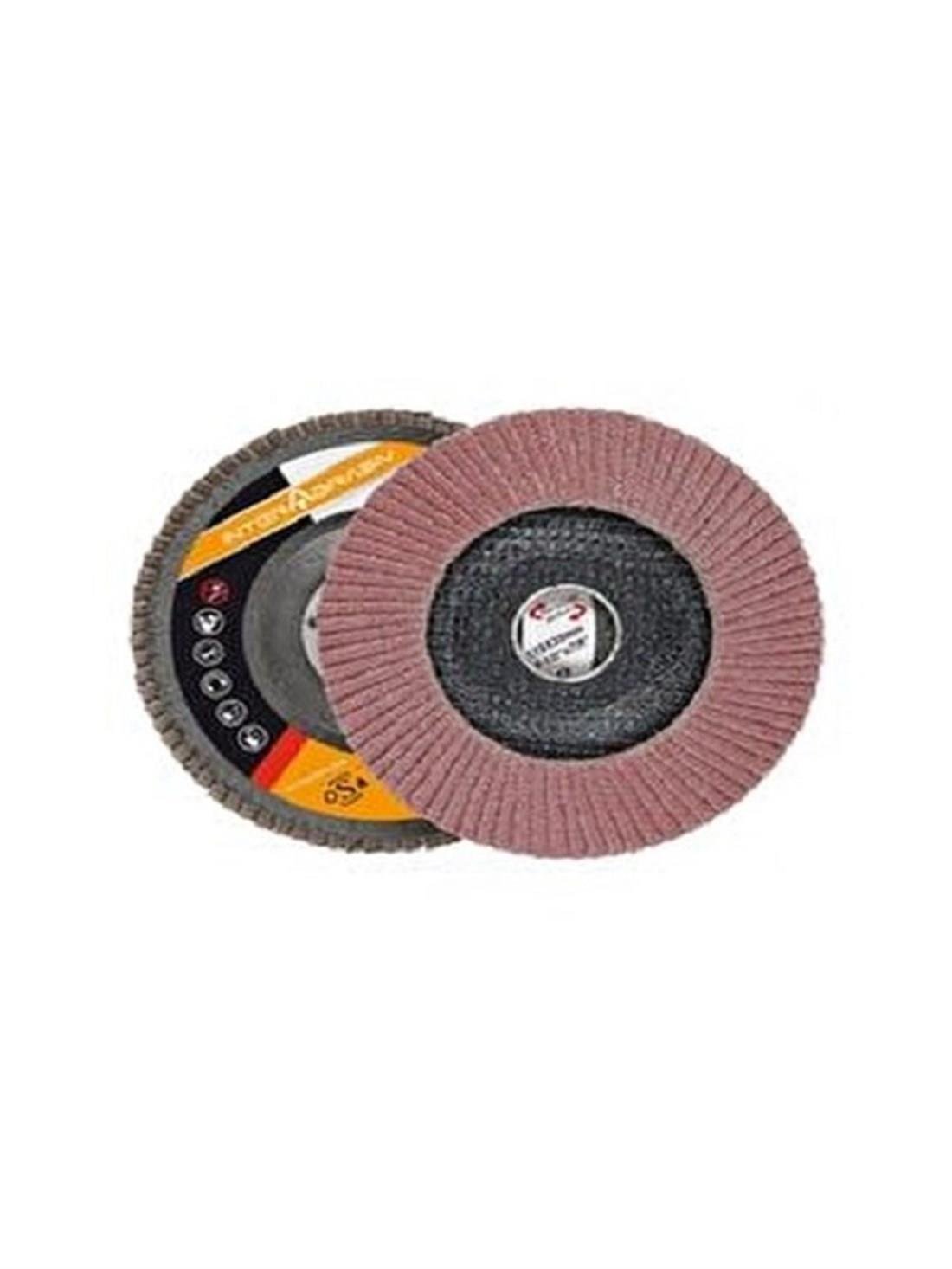 AŞINDIRICI ÜRÜNLERİNTERFLEX012.02.0464İNTERFLEX FLAP ZIMPARA KONİK 115 MM 60 KUM AL-OKSİT AC721XİNTERFLEX FLAP ZIMPARA KONİK 115 MM 60 KUM AL-OKSİT AC721X