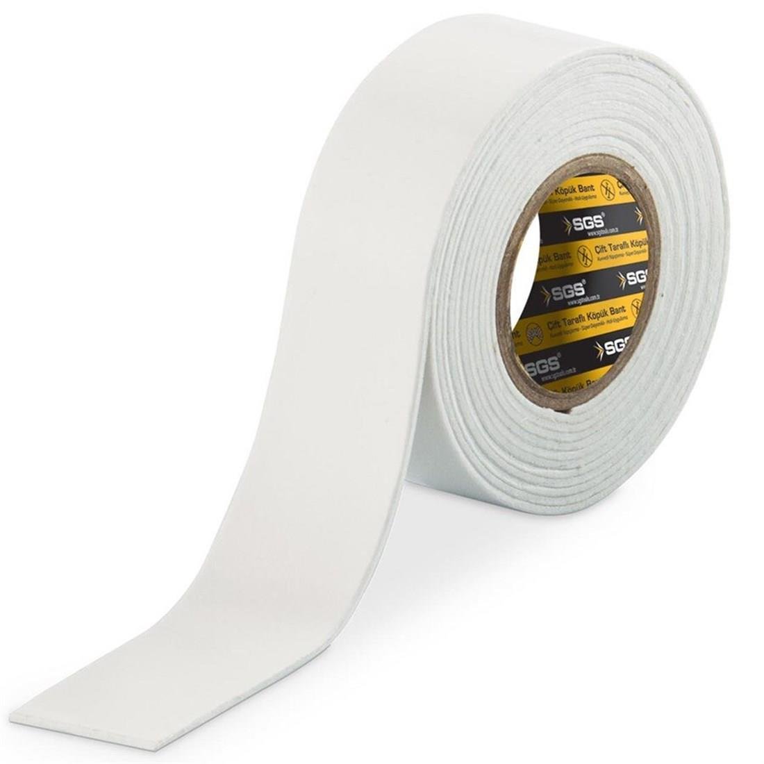 ÇİFT TARAFLISGS012.03.0017SGS 1231 ÇİFT TARAFLI KÖPÜK BANT 18 MM 2 METRESGS 1231 ÇİFT TARAFLI KÖPÜK BANT 18 MM 2 METRE