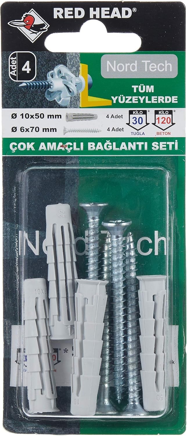 HIRDAVATTOREX012.07.0469TOREX ÇOK AMAÇLI DÜBEL N-TH 10*50TOREX ÇOK AMAÇLI DÜBEL N-TH 10*50
