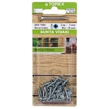 HIRDAVATTOREX012.07.0319TOREX DIN 7505 5*20 SUNTA VİDASITOREX DIN 7505 5*20 SUNTA VİDASI