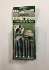 HIRDAVATTOREX012.07.0512TOREX DIN 965 6*20 YHB KÜT UÇLU METRİK VİDATOREX DIN 965 6*20 YHB KÜT UÇLU METRİK VİDA