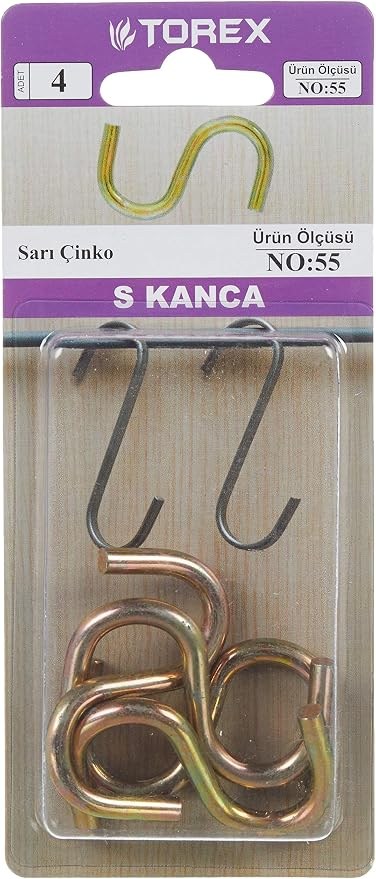 HIRDAVATTOREX012.07.0436TOREX S KANCA 55 LİKTOREX S KANCA 55 LİK