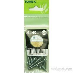 HIRDAVATTOREX012.07.0316TOREX DIN 7505 4*40 SUNTA VİDASITOREX DIN 7505 4*40 SUNTA VİDASI