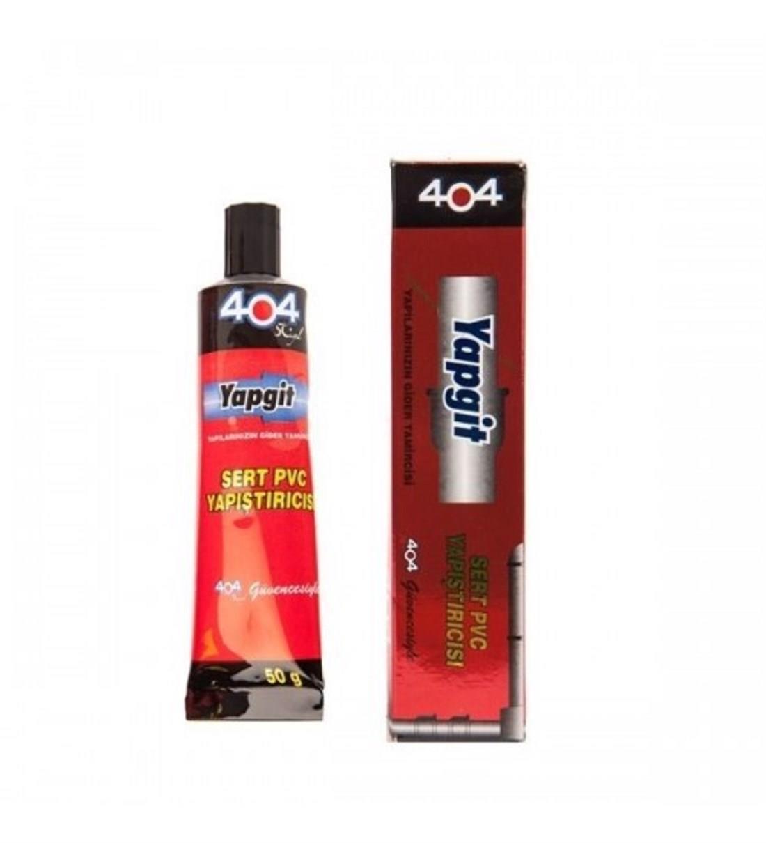 YAPIŞTIRICILAR404012.25.0025404 YAPGİT PVC YAPIŞTIRICI 50 GR404 YAPGİT PVC YAPIŞTIRICI 50 GR