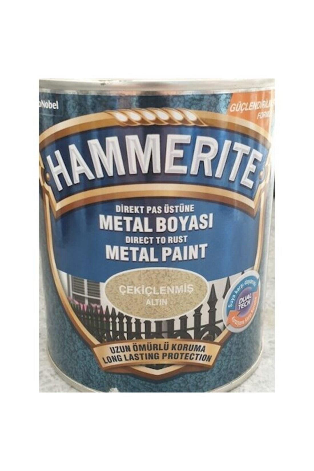 METAL VE AHŞAP BOYALARIHAMMERİTE013.05.0024HAMMERİTE METAL BOYASI ÇEKİÇLENMİŞ DESEN ALTIN 2,5 LTHAMMERİTE METAL BOYASI ÇEKİÇLENMİŞ DESEN ALTIN 2,5 LT