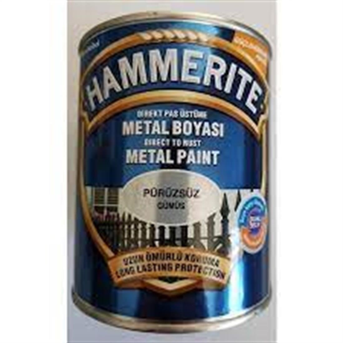 METAL VE AHŞAP BOYALARIHAMMERİTE013.05.0009HAMMERİTE METAL BOYASI DÜZ GÜMÜŞ 0,75 LTHAMMERİTE METAL BOYASI DÜZ GÜMÜŞ 0,75 LT