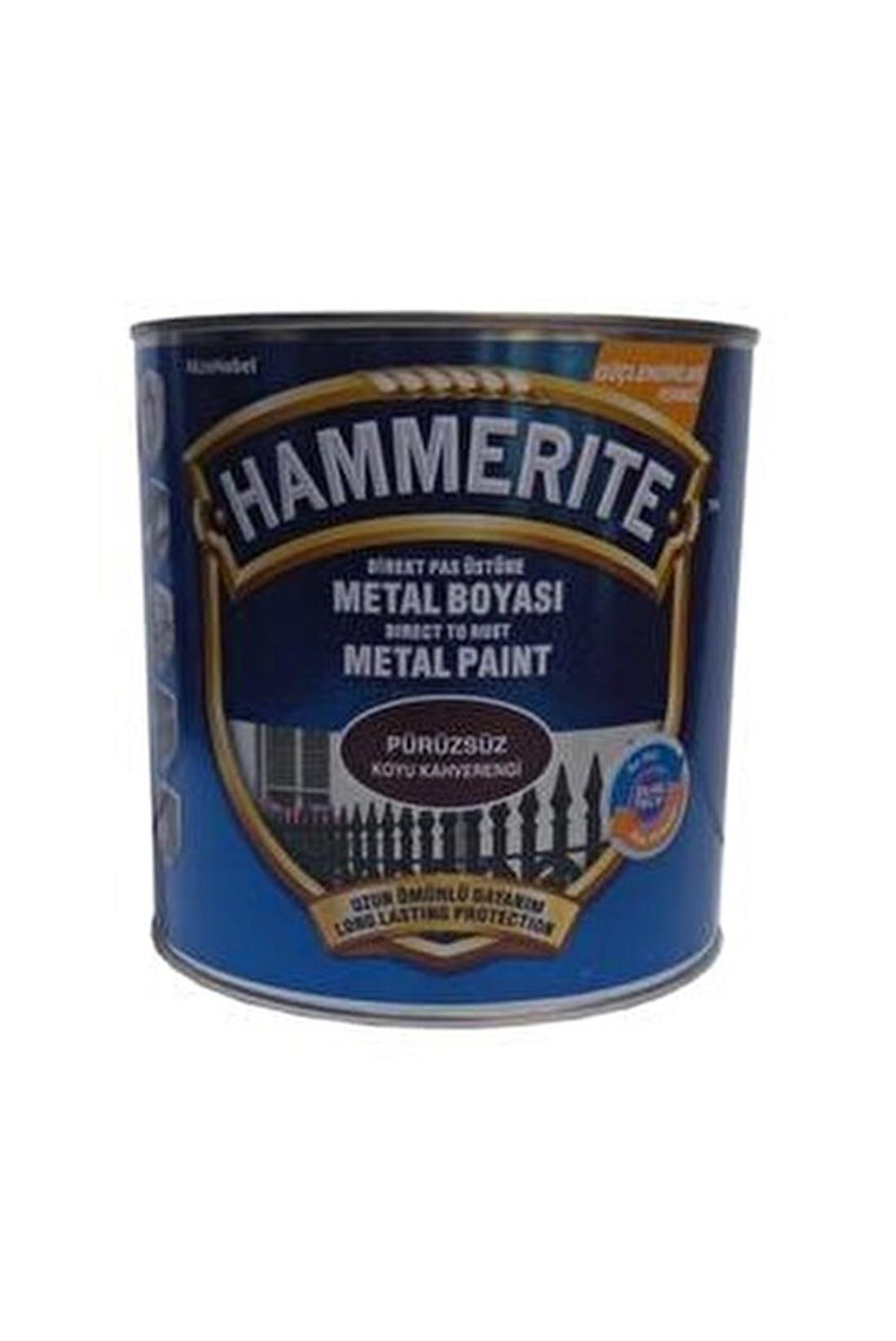 METAL VE AHŞAP BOYALARIHAMMERİTE013.05.0012HAMMERİTE METAL BOYASI DÜZ K.KAHVERENGİ 2,5 LTHAMMERİTE METAL BOYASI DÜZ K.KAHVERENGİ 2,5 LT
