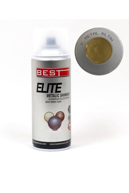 BOYABEST013.12.0141BEST ELİTE PARLAK METAL ALTIN SPREY BOYA 400 MLBEST ELİTE PARLAK METAL ALTIN SPREY BOYA 400 ML