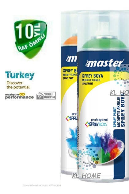 BOYAMASTER013.12.0183Master sprey boya fil dişi krem 400 ml RL1015Master sprey boya fil dişi krem 400 ml RL1015