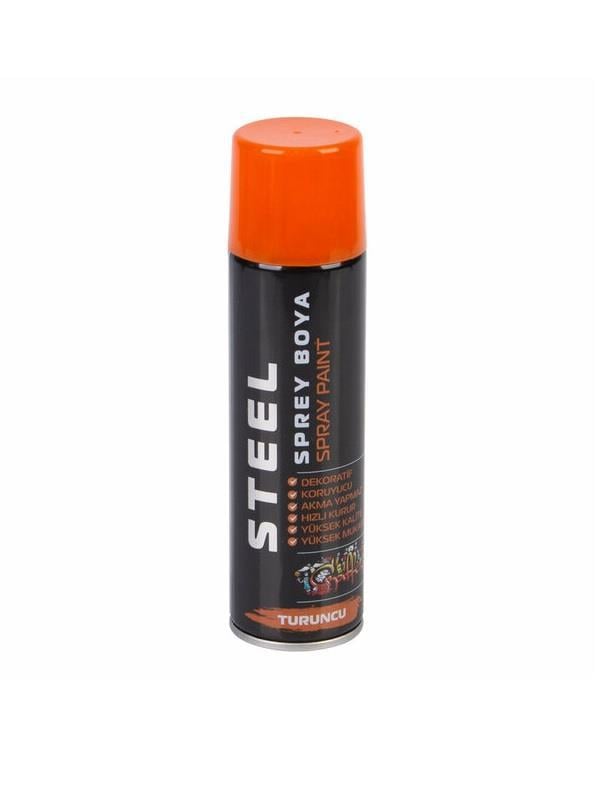SPREY BOYALARSELSİL013.12.0199Steel Sprey Boya Turuncu 200ml 4916Steel Sprey Boya Turuncu 200ml 4916