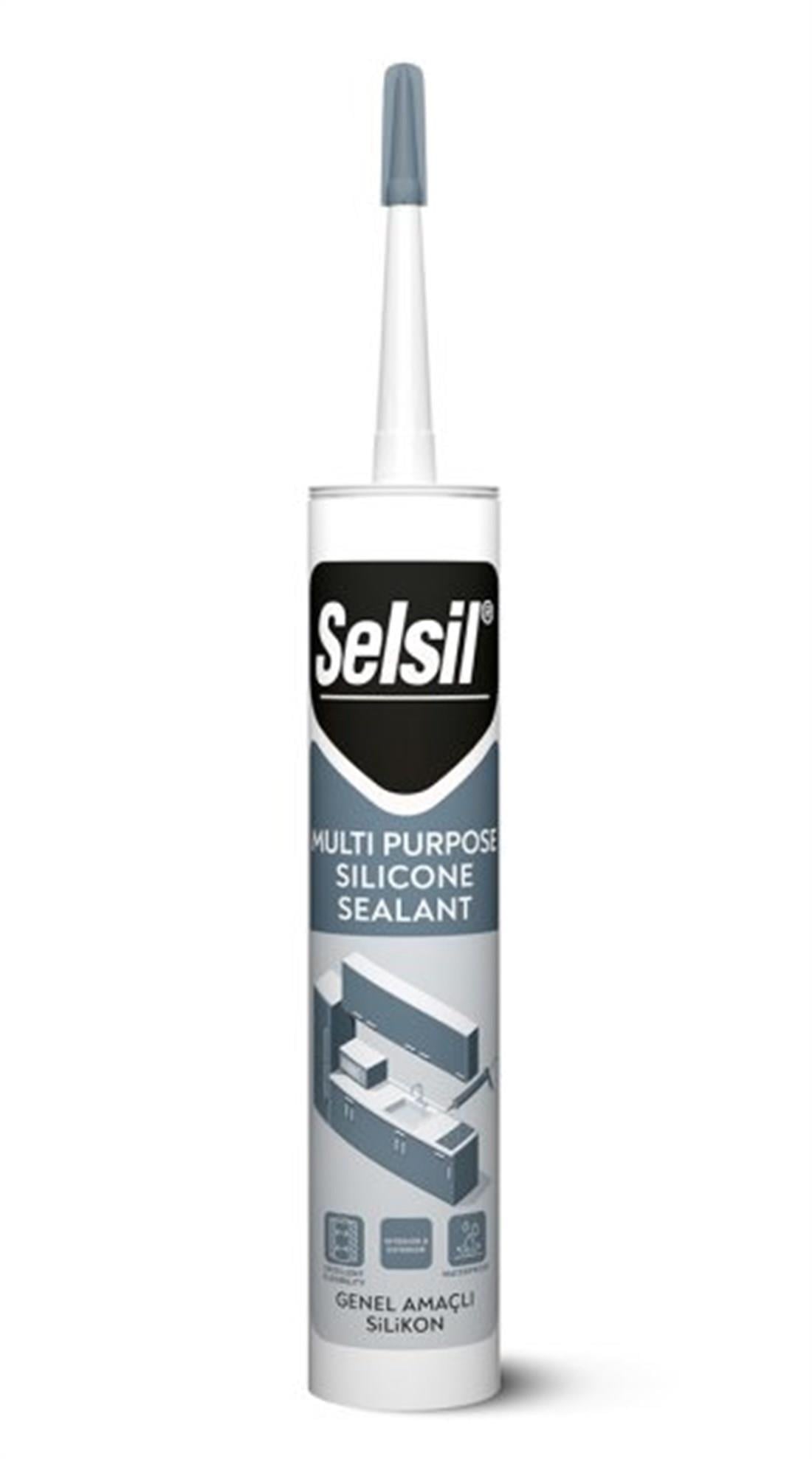 SİLİKON & MASTİKSELSİL014.04.0006SELSİL GENEL AMAÇLI SİLİKON 280 GR ŞEFFAFSELSİL GENEL AMAÇLI SİLİKON 280 GR ŞEFFAF