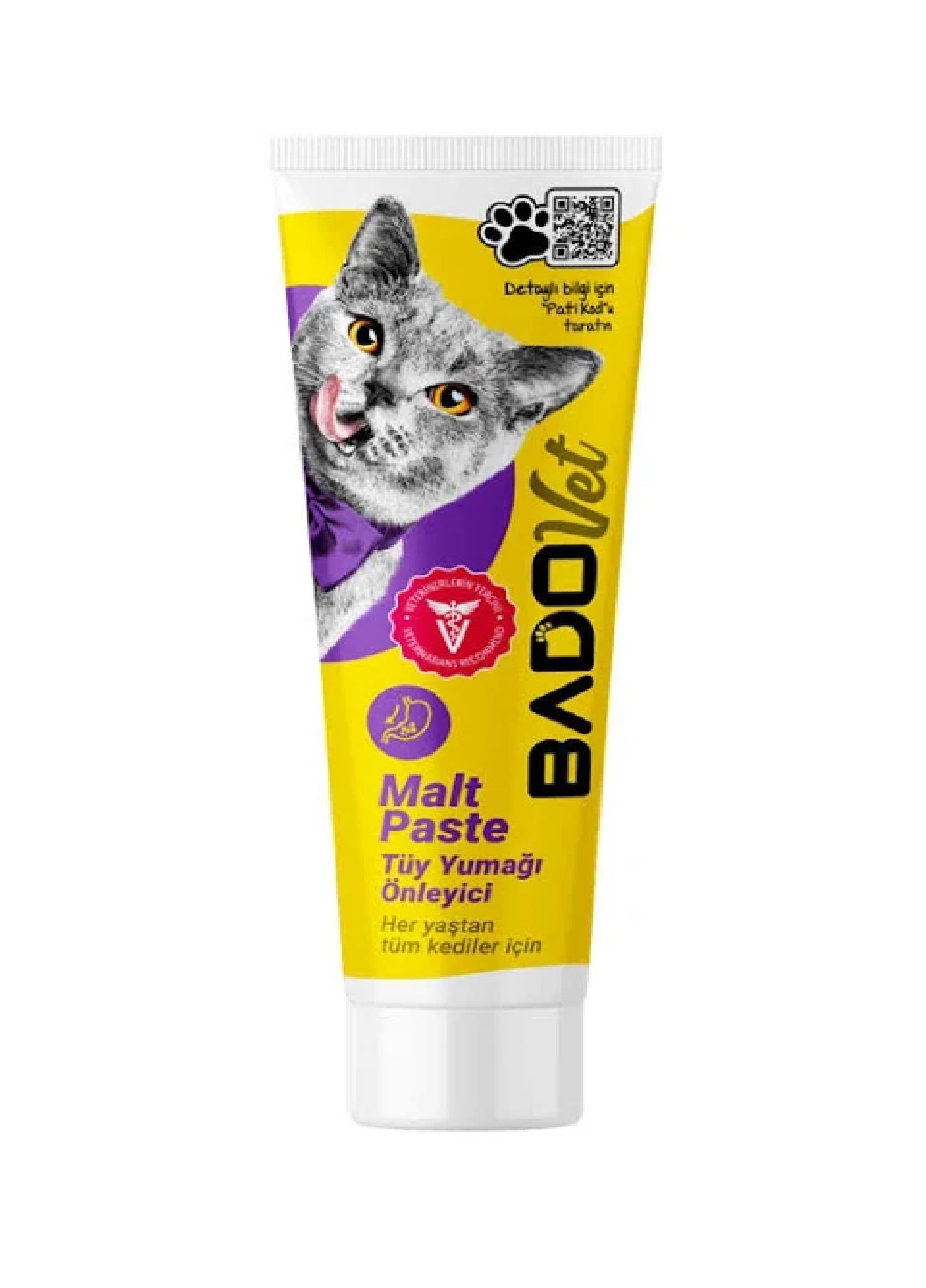 MAMALARBADO017.01.0076BADO KEDİ MALT PASTE BESİN TAKVİYE TÜP 100 GRBADO KEDİ MALT PASTE BESİN TAKVİYE TÜP 100 GR
