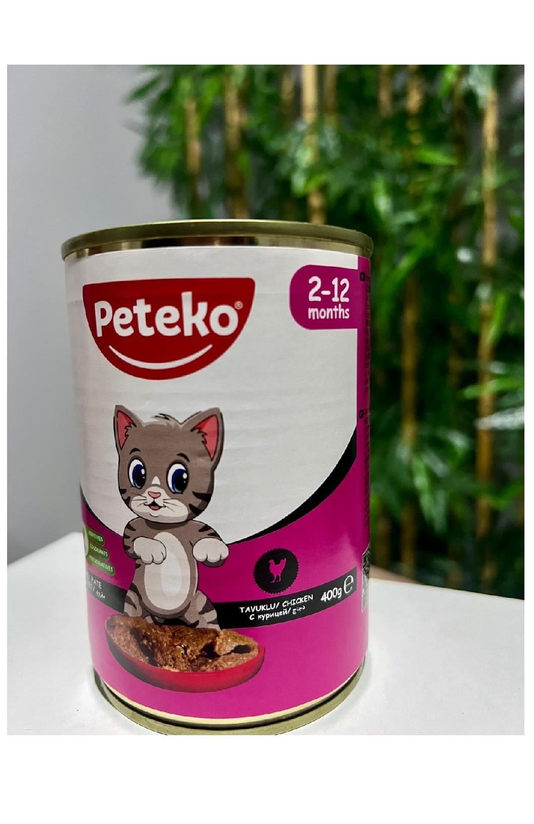 YAŞ MAMALARBADO017.01.0106Peteko tavuklu yaş mama 400 gr 2-12 monthsPeteko tavuklu yaş mama 400 gr 2-12 months