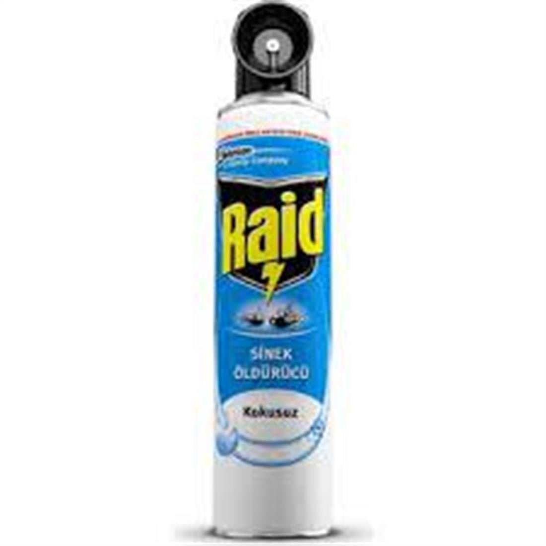 HAŞERE ÖLDÜRÜCÜLERRAİD019.01.0002RAİD SİNEKSAVAR KOKUSUZ SPREY 300 MLRAİD SİNEKSAVAR KOKUSUZ SPREY 300 ML