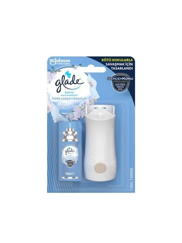 ODA KOKUSUGLADE019.02.0007GLADE BANYO MİNİ SPREY CİHAZI TEMİZ ÇARŞAFGLADE BANYO MİNİ SPREY CİHAZI TEMİZ ÇARŞAF
