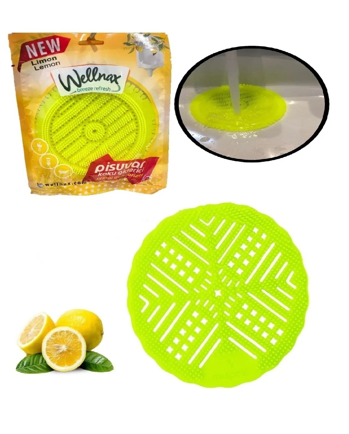 AYNAWELLNAX019.02.0016WELLNAX LAVABO VE PİSUVAR KOKU GİDERİCİ LİMON BLK-999 9992WELLNAX LAVABO VE PİSUVAR KOKU GİDERİCİ LİMON BLK-999 9992