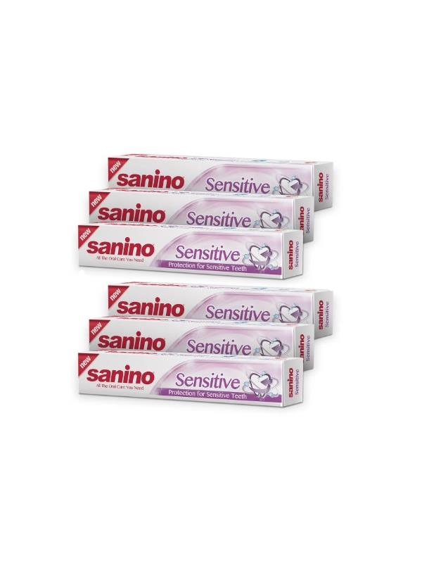 AĞIZ BAKIMSANİNOcopy009.06.0564SANİNO SENSITIVE DİŞ MACUNU 75 ML 6'LI PAKETSANİNO SENSITIVE DİŞ MACUNU 75 ML 6'LI PAKET