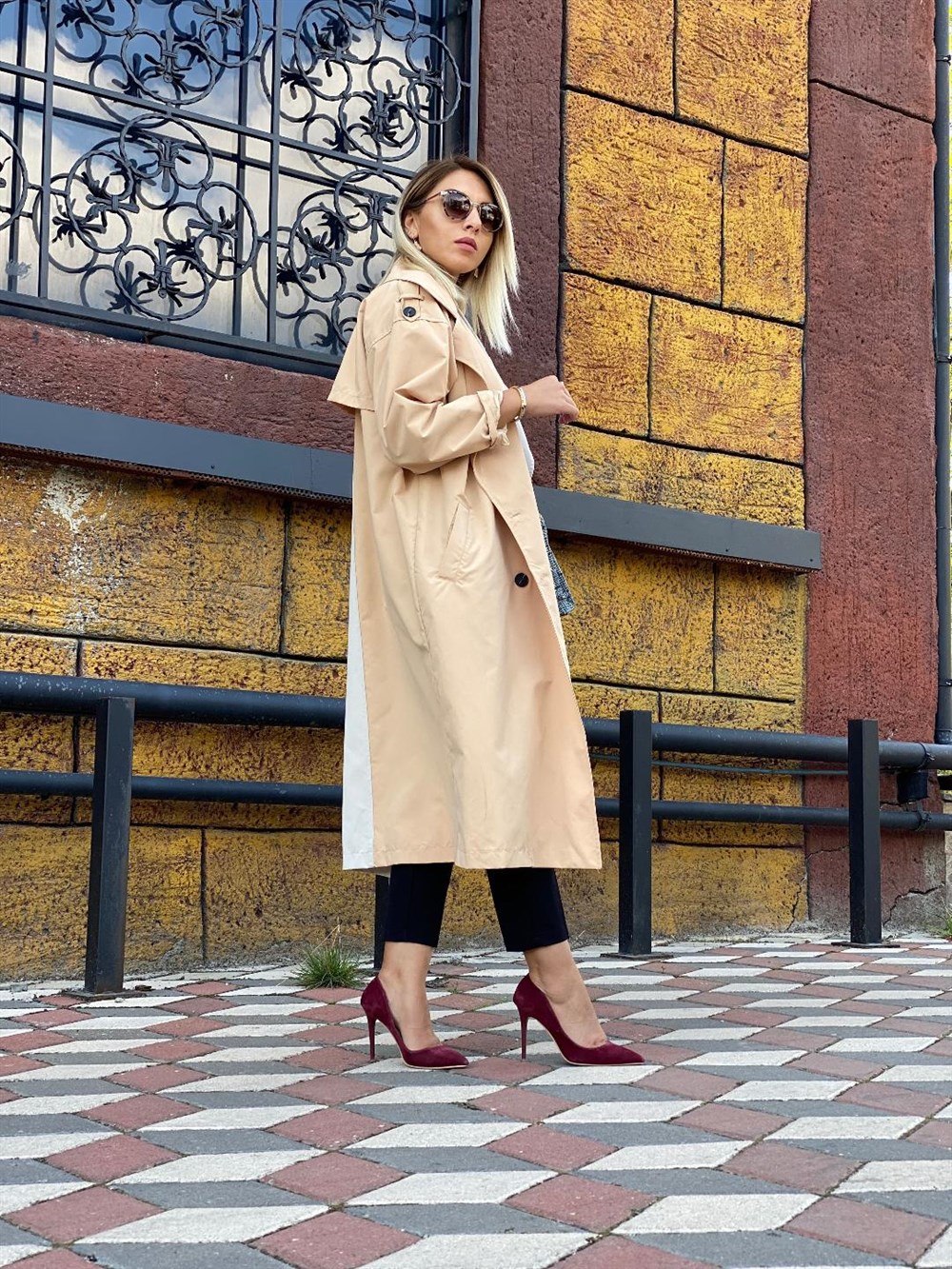 Garni Trench Camel