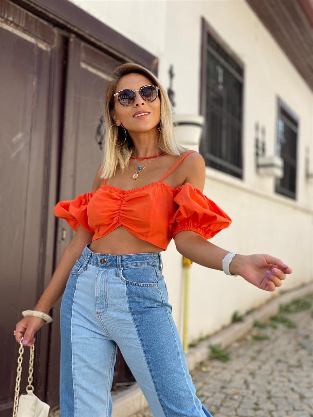 Gipeli Crop Orange