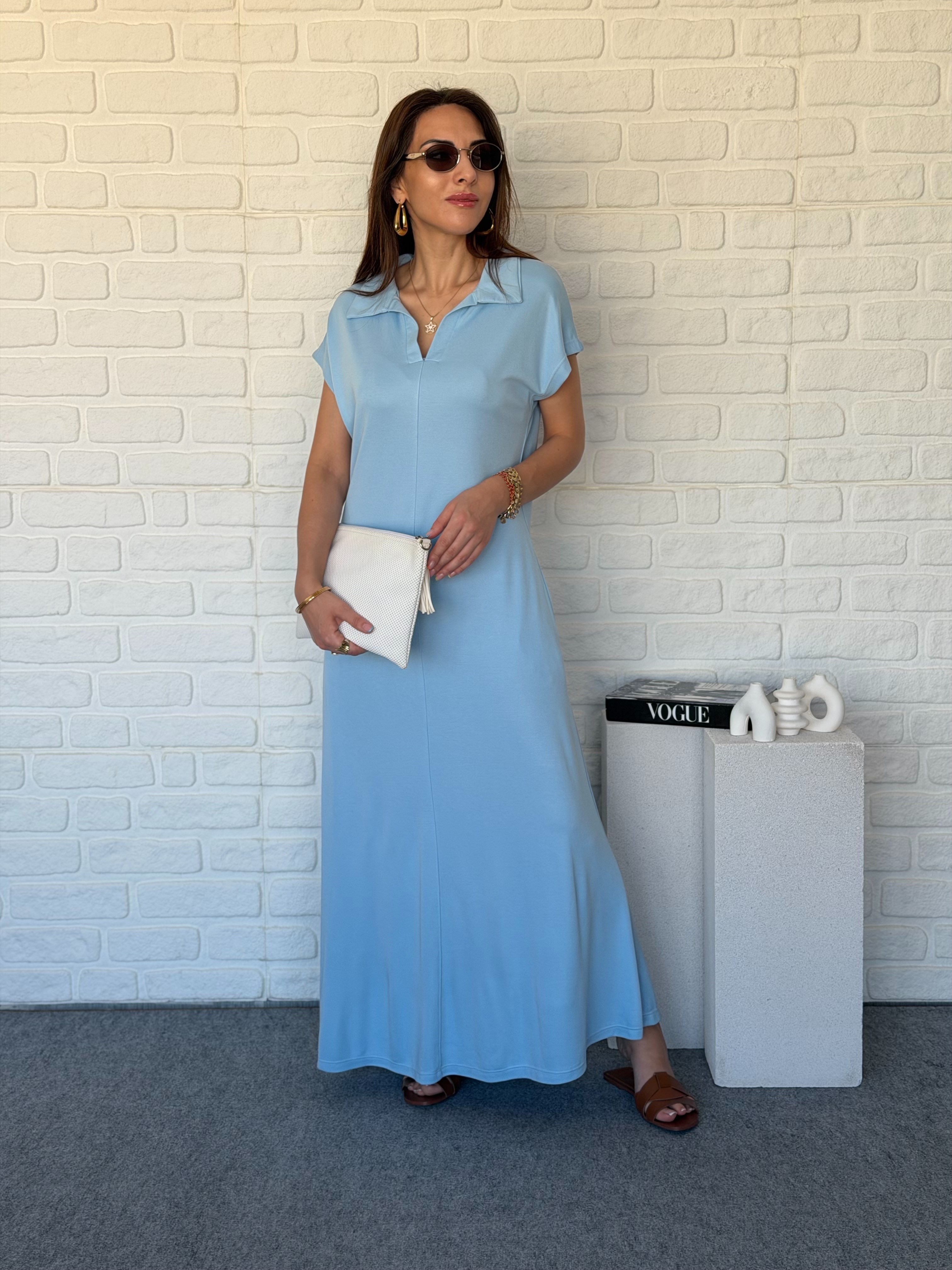 Maxi Boy Modal Elbise