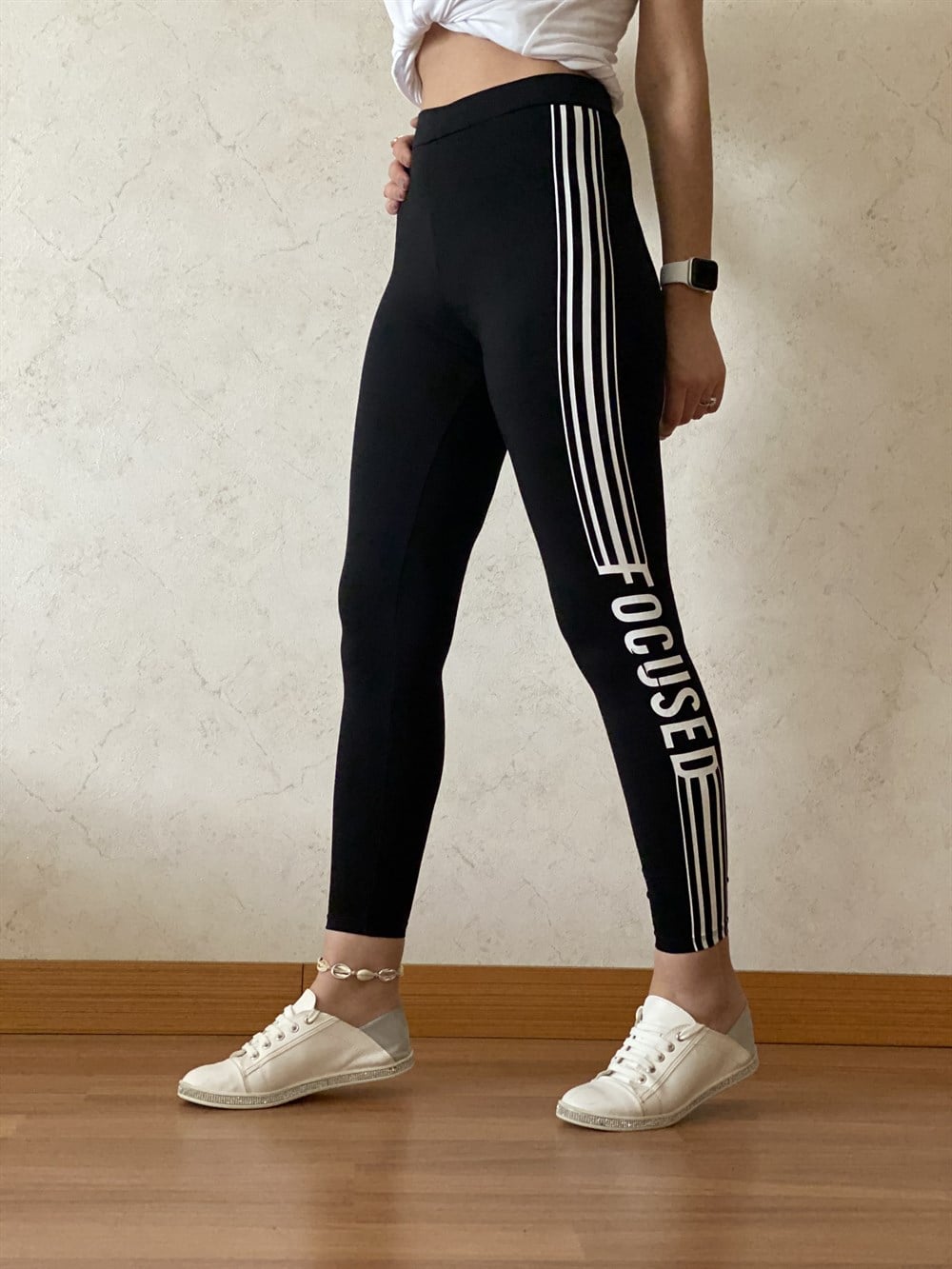 Orijinal Marka Yanları Şeritli Toparlayıcı Tayt