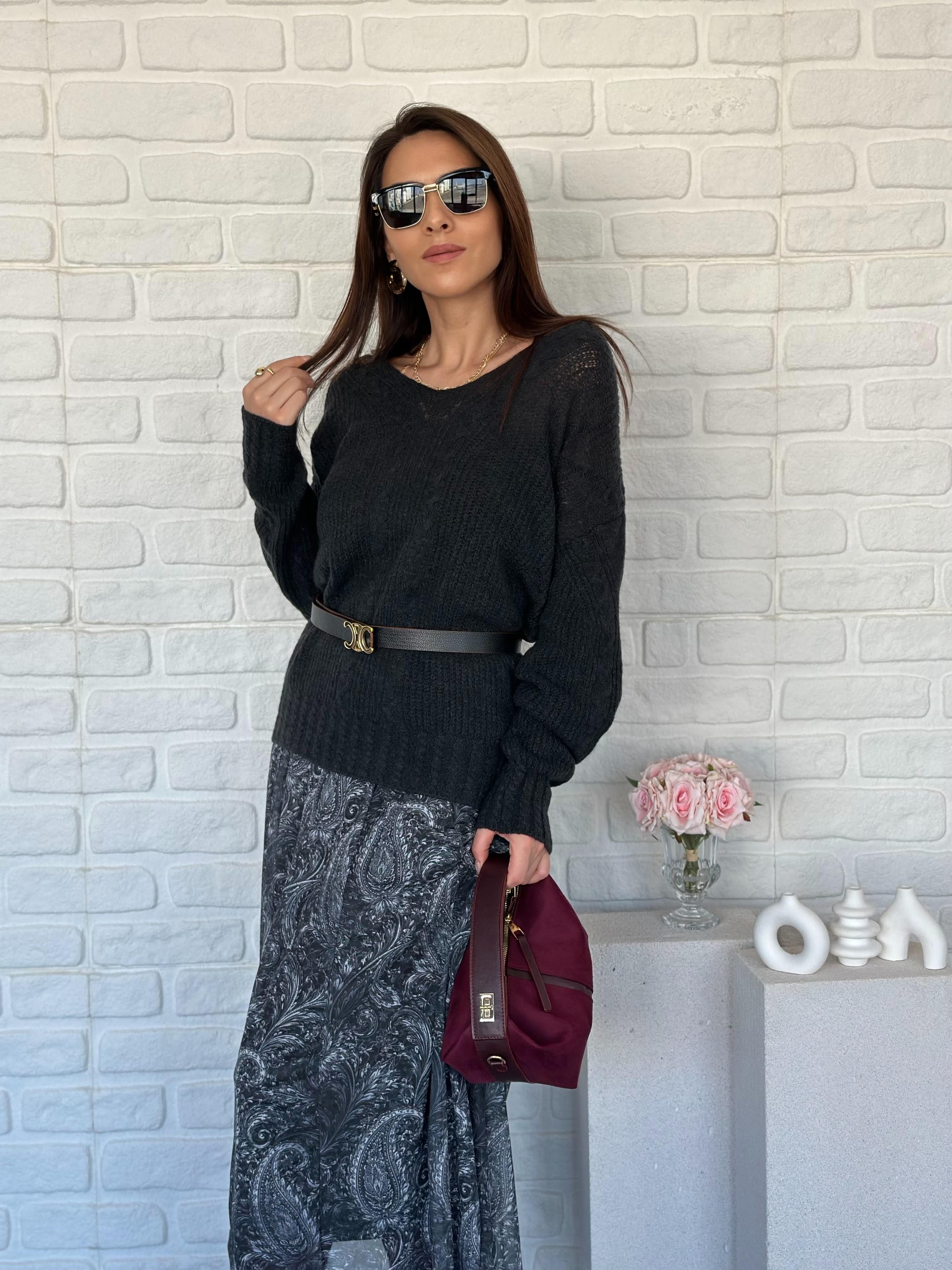 V Yaka Triko Antrasit