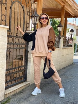Garnilli Sweat Takım Brown