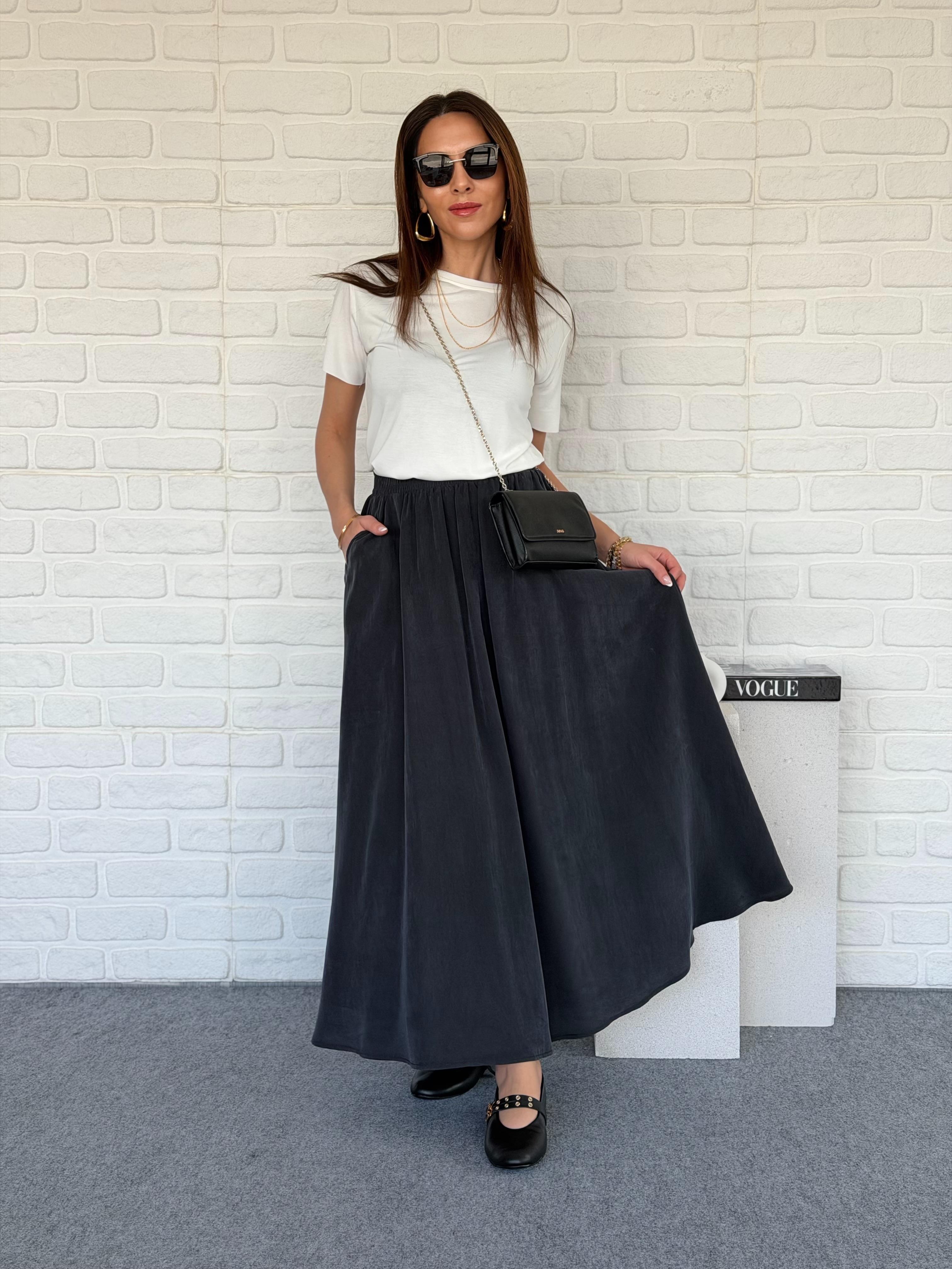 Beli Lastikli Tensel Etek Antrasit