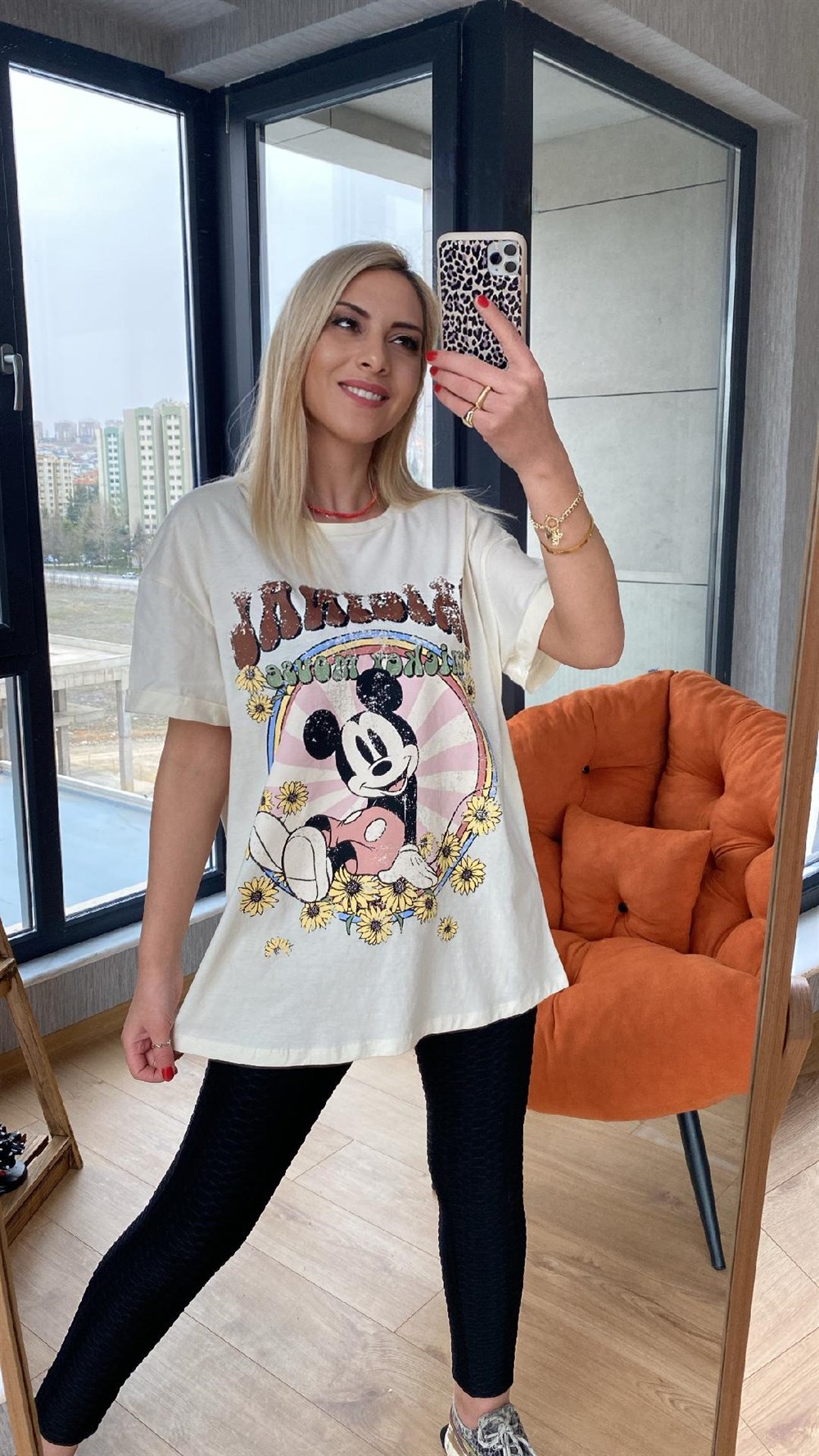 Dsny Orijinal Marka Mickey Tshirt Ecru