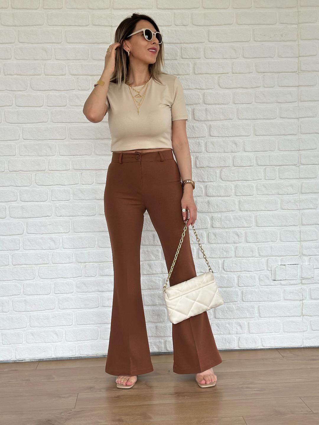 İspanyol Pantolon Kahve