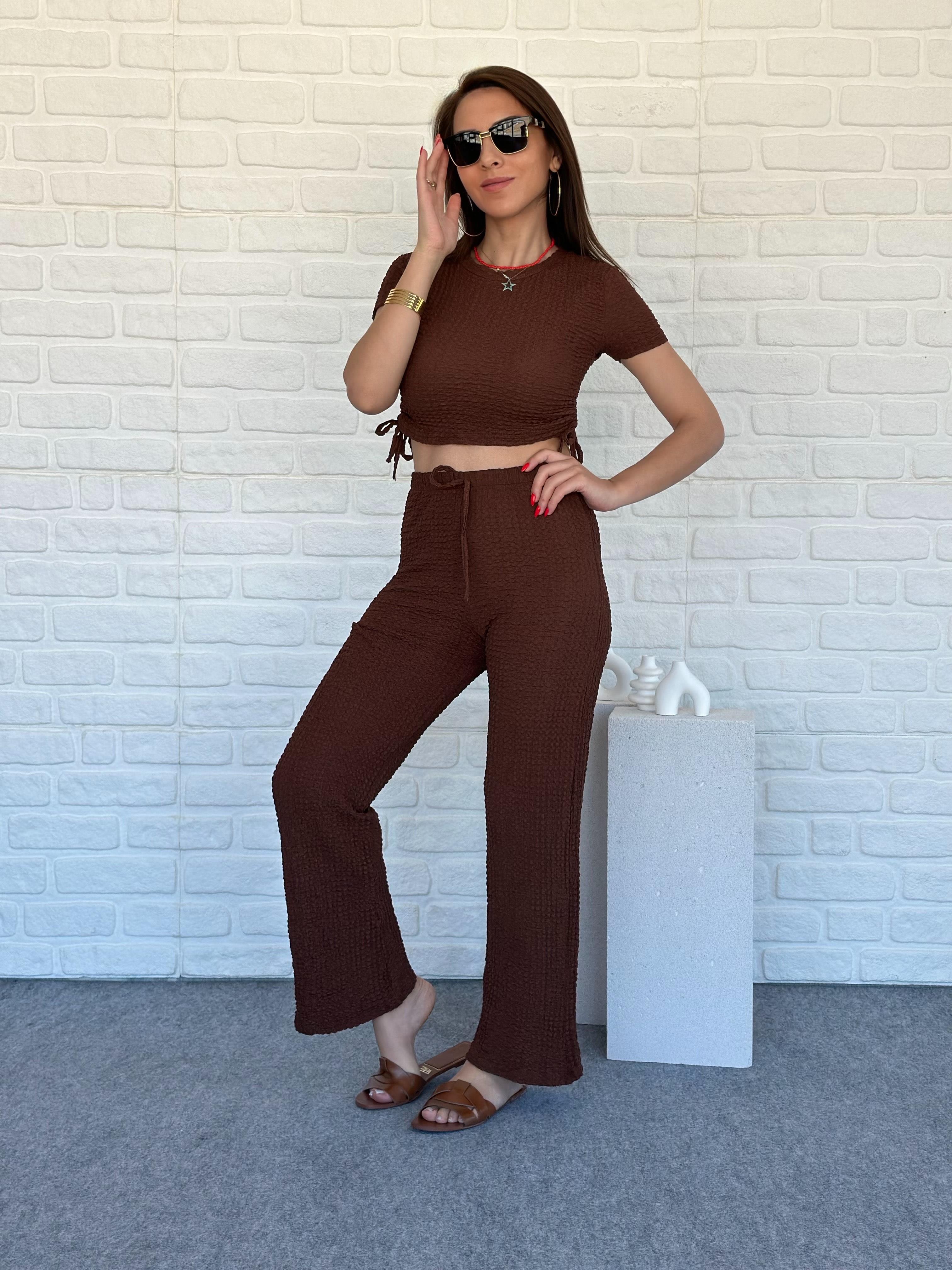 Jakar Örme Takım Kahve