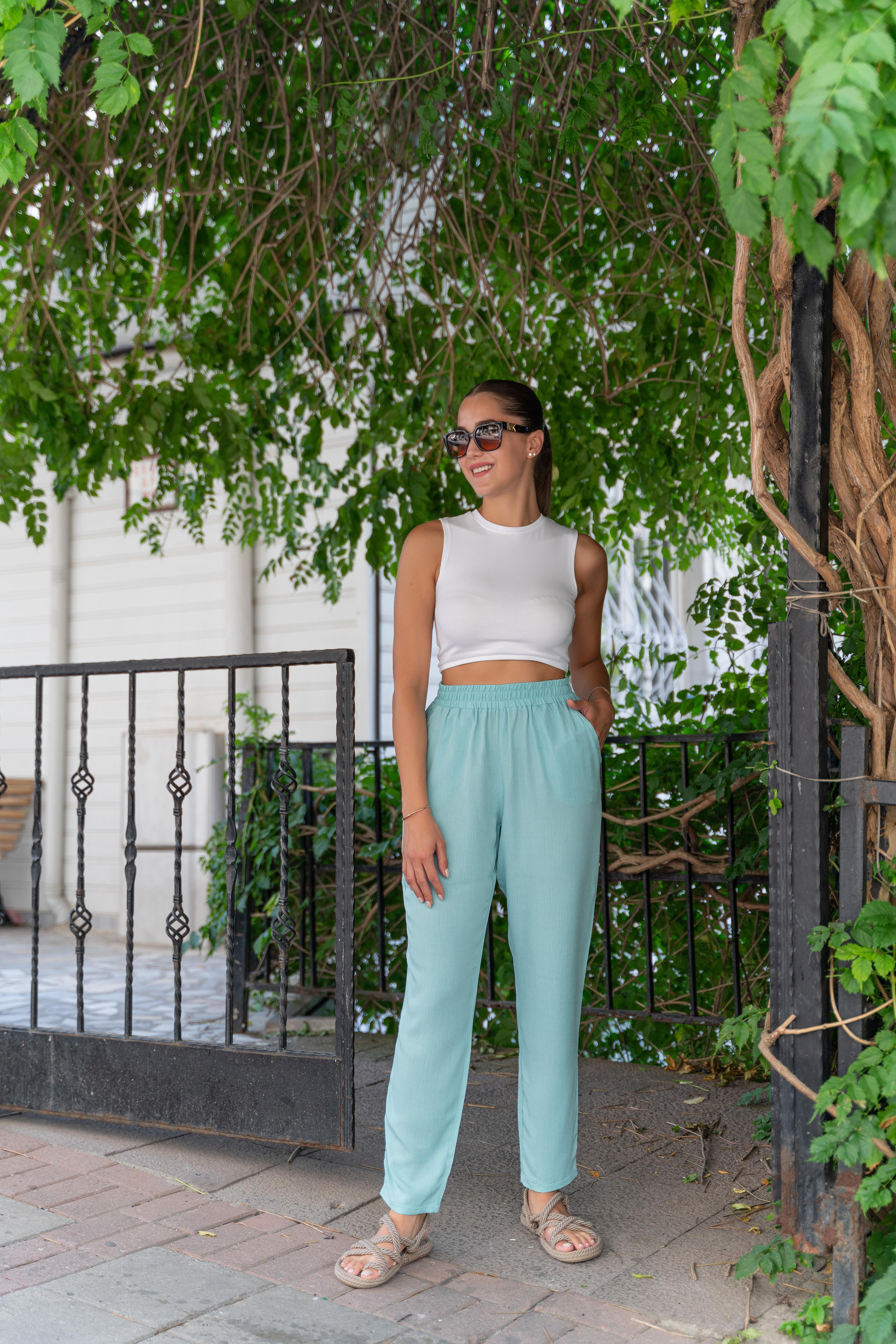 Kumaş Pantolon Mint